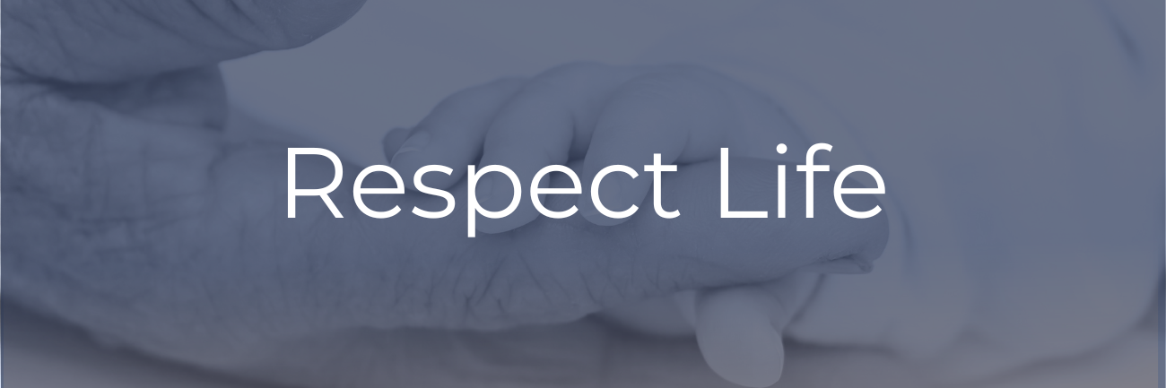 Respect life banner